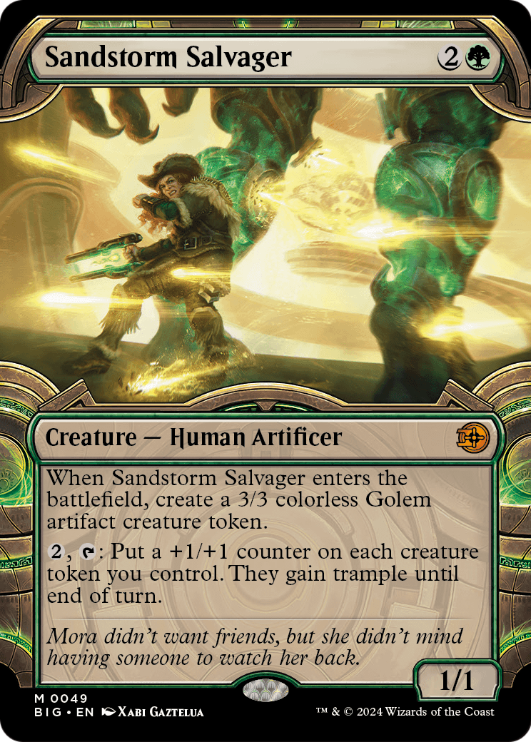 Sandstorm Salvager (Showcase) (BIG-049) [The Big Score] Foil