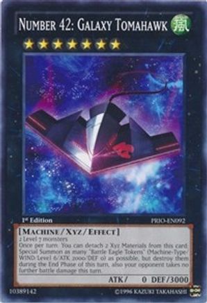 Number 42: Galaxy Tomahawk (Common) (PRIO-EN092) - Primal Origin 1st Edition