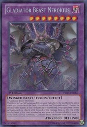 Gladiator Beast Nerokius (Secret Rare) (PRIO-EN086) - Primal Origin 1st Edition