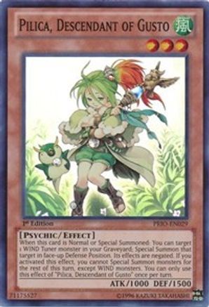 Pilica, Descendant of Gusto (Super Rare) (PRIO-EN029) - Primal Origin 1st Edition