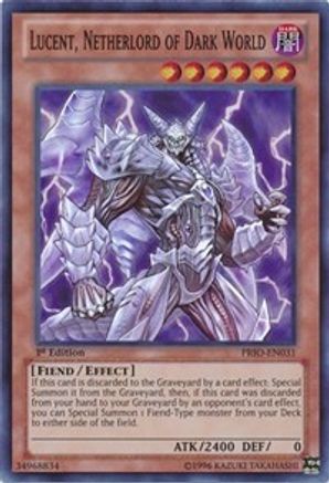 Lucent, Netherlord of Dark World (Super Rare) (PRIO-EN031) - Primal Origin 1st Edition