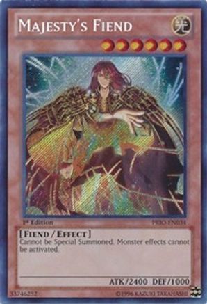 Majesty's Fiend (Secret Rare) (PRIO-EN034) - Primal Origin Unlimited