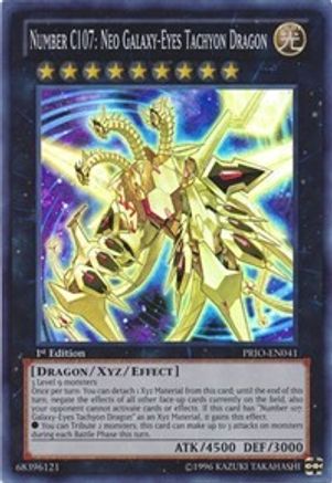 Number C107: Neo Galaxy-Eyes Tachyon Dragon (Super Rare) (PRIO-EN041) - Primal Origin 1st Edition