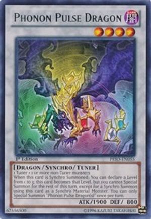 Phonon Pulse Dragon (Rare) (PRIO-EN055) - Primal Origin Unlimited