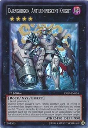 Cairngorgon, Antiluminescent Knight (Super Rare) (PRIO-EN054) - Primal Origin 1st Edition