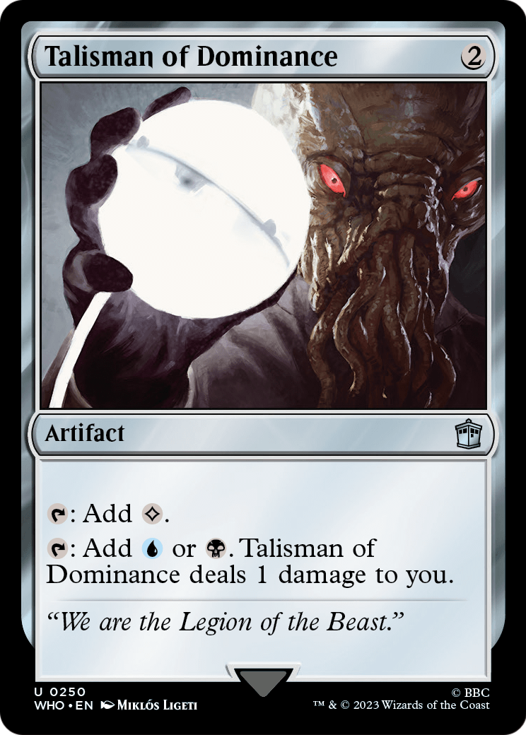Talisman of Dominance (WHO-250) [Doctor Who] Foil