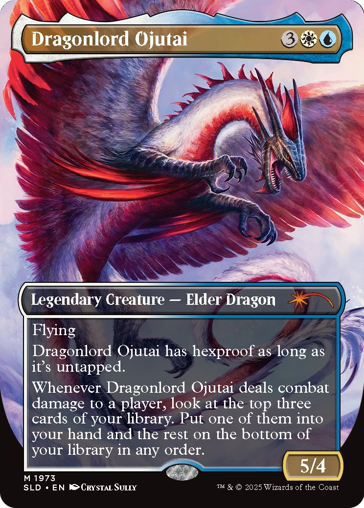 Dragonlord Ojutai (SLD-1973) (Borderless) [Secret Lair Drop]