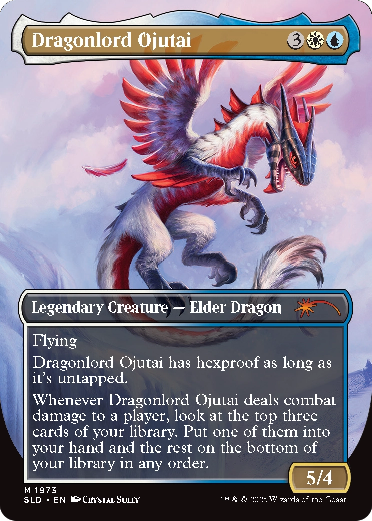 Dragonlord Ojutai (SLD-1973) (Borderless) [Secret Lair Drop]