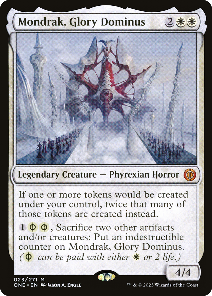 Mondrak, Glory Dominus (ONE-023) [Phyrexia: All Will Be One] Foil