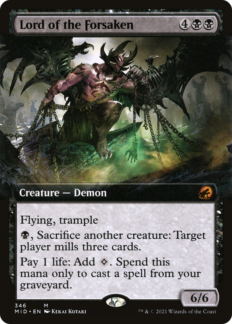 Lord of the Forsaken (Extended Art) (MID-346) [Innistrad: Midnight Hunt]