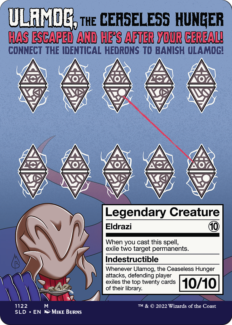Ulamog, the Ceaseless Hunger (SLD-1122) (Borderless) [Secret Lair Drop] Foil