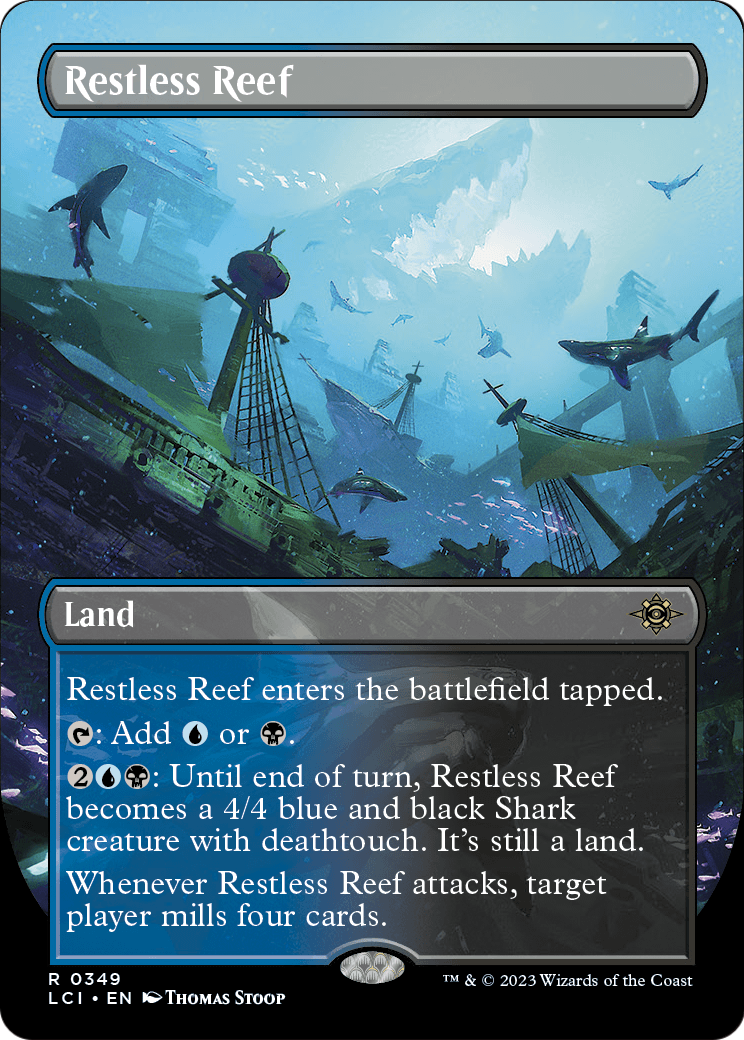 Restless Reef (Borderless) (LCI-349) [The Lost Caverns of Ixalan]
