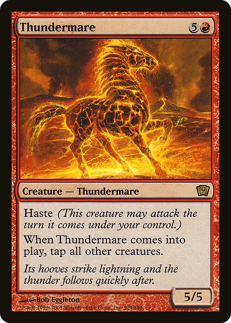 Thundermare (9ED-224) [9th Edition] Foil