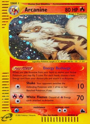 Arcanine (H2) (H2/H32) [Skyridge] Holofoil - Holo Rare