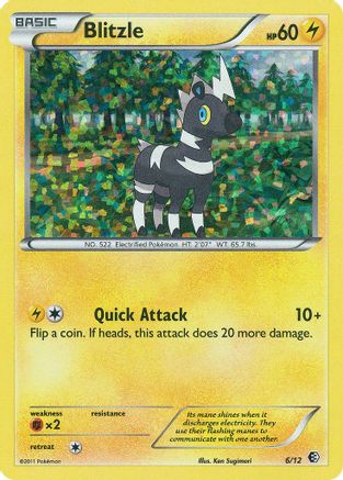 Blitzle (6/012) [McDonalds Promos 2011] Holofoil - Promo