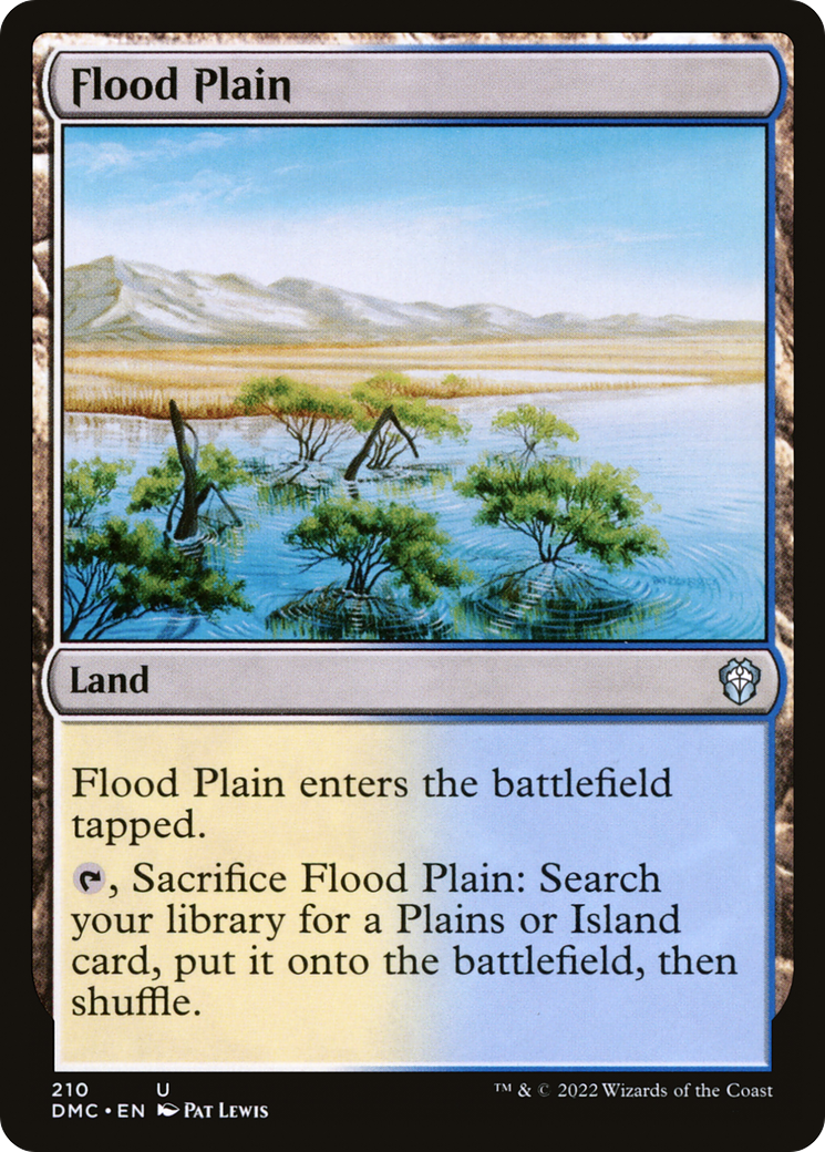 Flood Plain (DMC-210) [Dominaria United Commander]