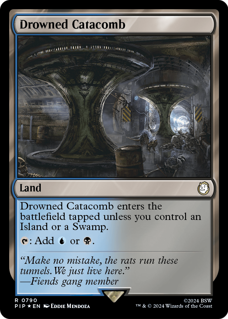 Drowned Catacomb (Surge Foil) (PIP-790) [Fallout] Foil