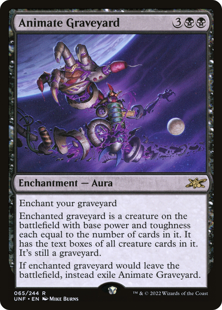 Animate Graveyard (UNF-065) [Unfinity] Foil