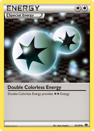 Double Colorless Energy (092/99) [Next Destinies] Reverse Holofoil - Uncommon
