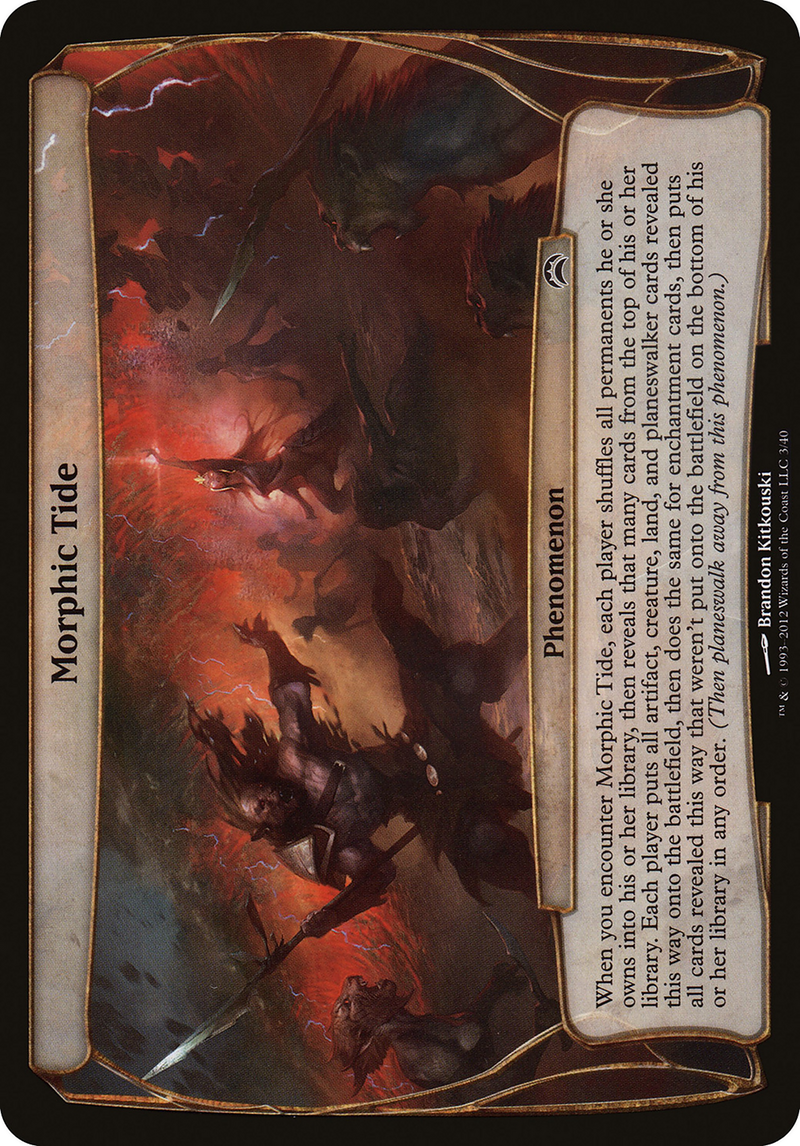 Morphic Tide (Planechase 2012) (OVER-003) [Planechase 2012 Planes] Foil