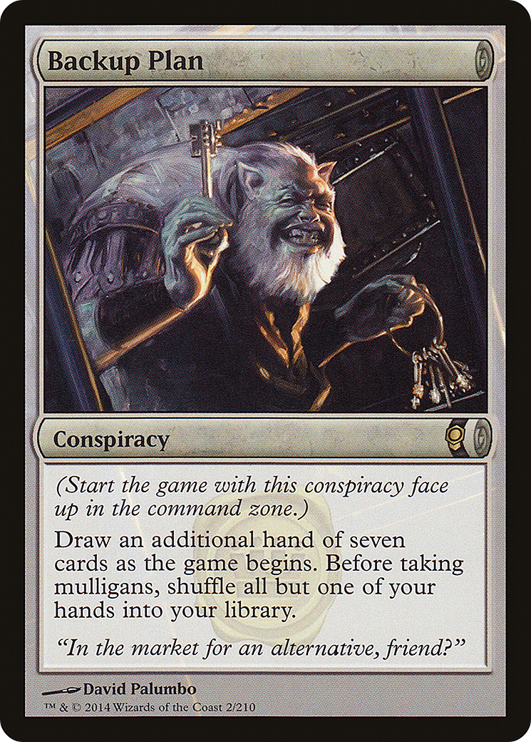 Backup Plan (CNS-002) [Conspiracy]