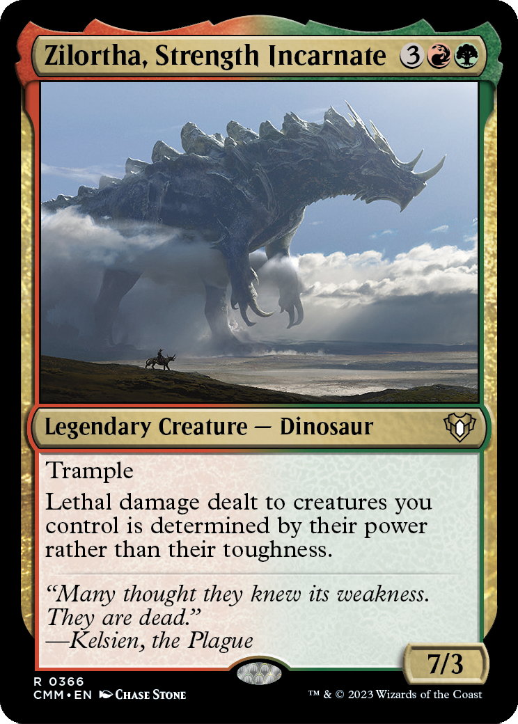 Zilortha, Strength Incarnate (CMM-366) [Commander Masters] Foil