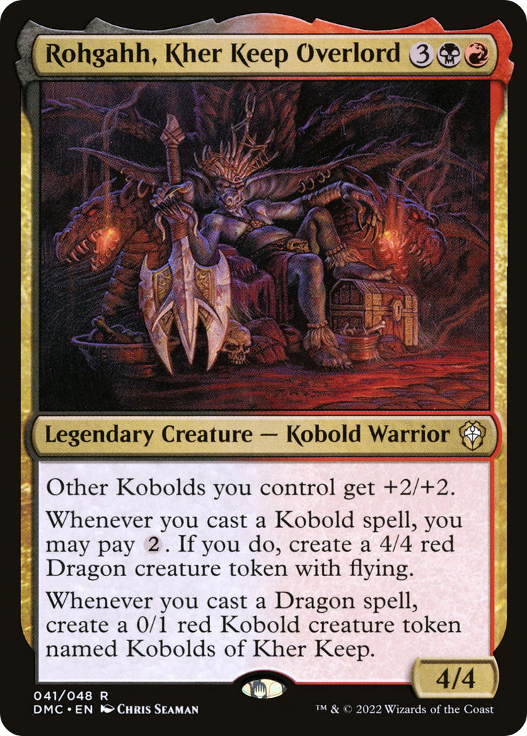 Rohgahh, Kher Keep Overlord (DMC-041) [Dominaria United Commander] Foil