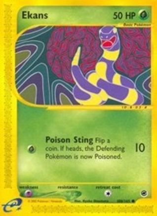 Ekans (108/165) [Expedition] Reverse Holofoil - Common