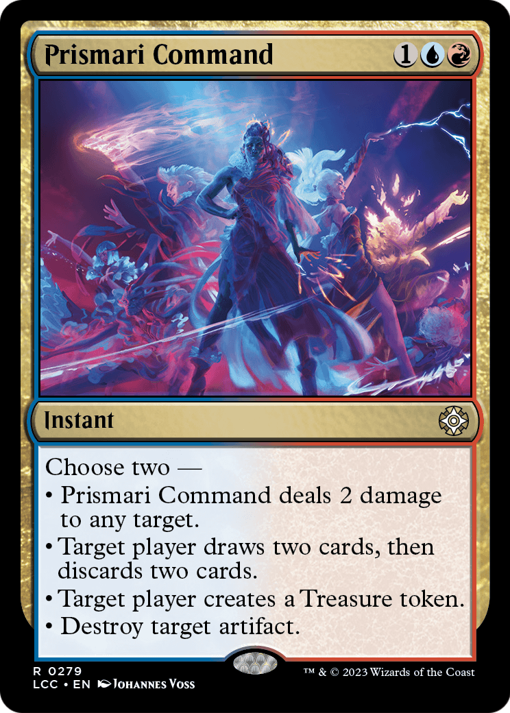 Prismari Command (LCC-279) [The Lost Caverns of Ixalan Commander]