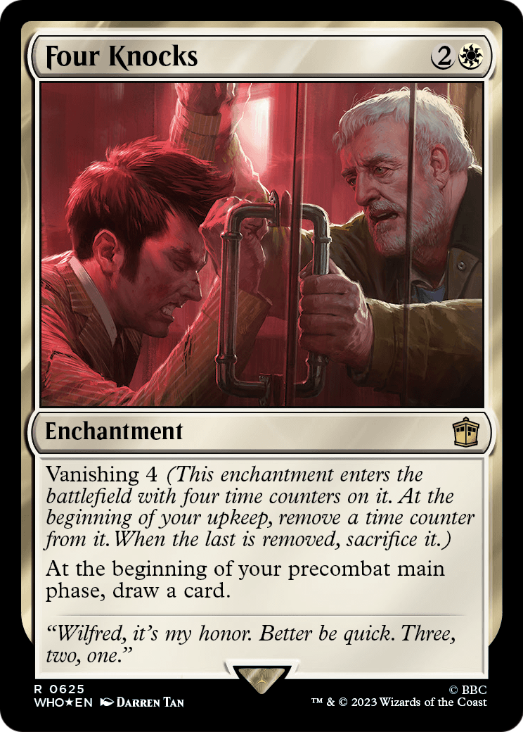 Four Knocks (Surge Foil) (WHO-625) [Doctor Who] Foil