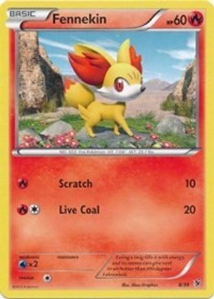 Fennekin (8/39) [Kalos Starter Set] Holofoil - Common