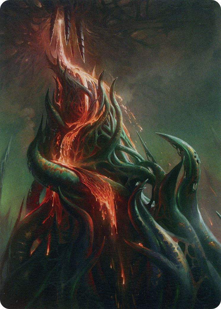 Copperline Gorge // Copperline Gorge (AONE-057) (Borderless) [Phyrexia: All Will Be One Art Series]