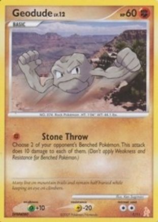 Geodude (1/11) [DP Trainer Kit Manaphy & Lucario] - Common