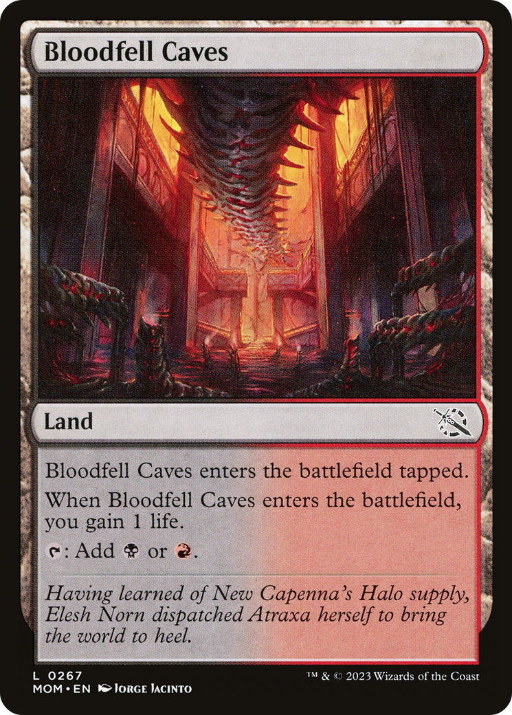 Bloodfell Caves (MOM-267) [March of the Machine]