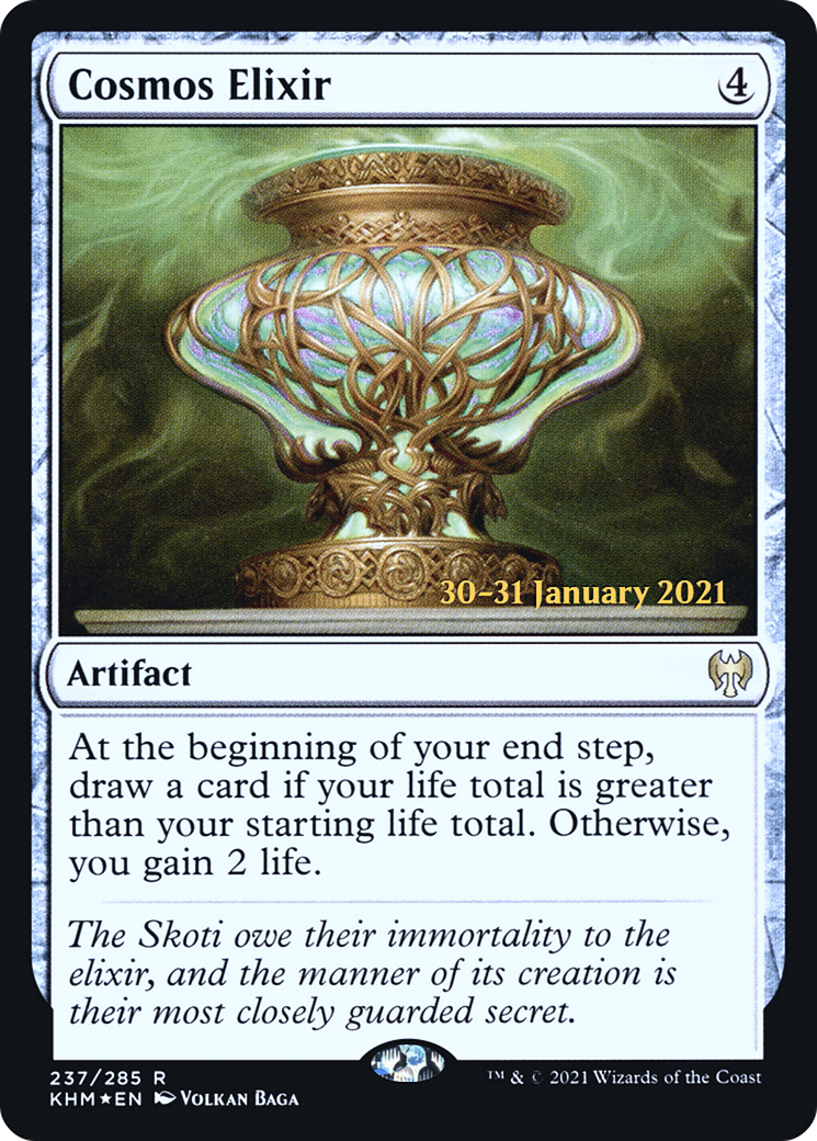Cosmos Elixir (PRE-237) [Kaldheim Promos] Foil