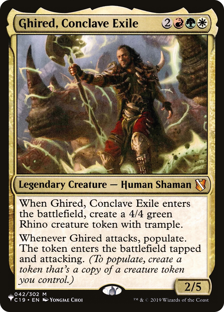 Ghired, Conclave Exile (LIST-042/302) [The List]