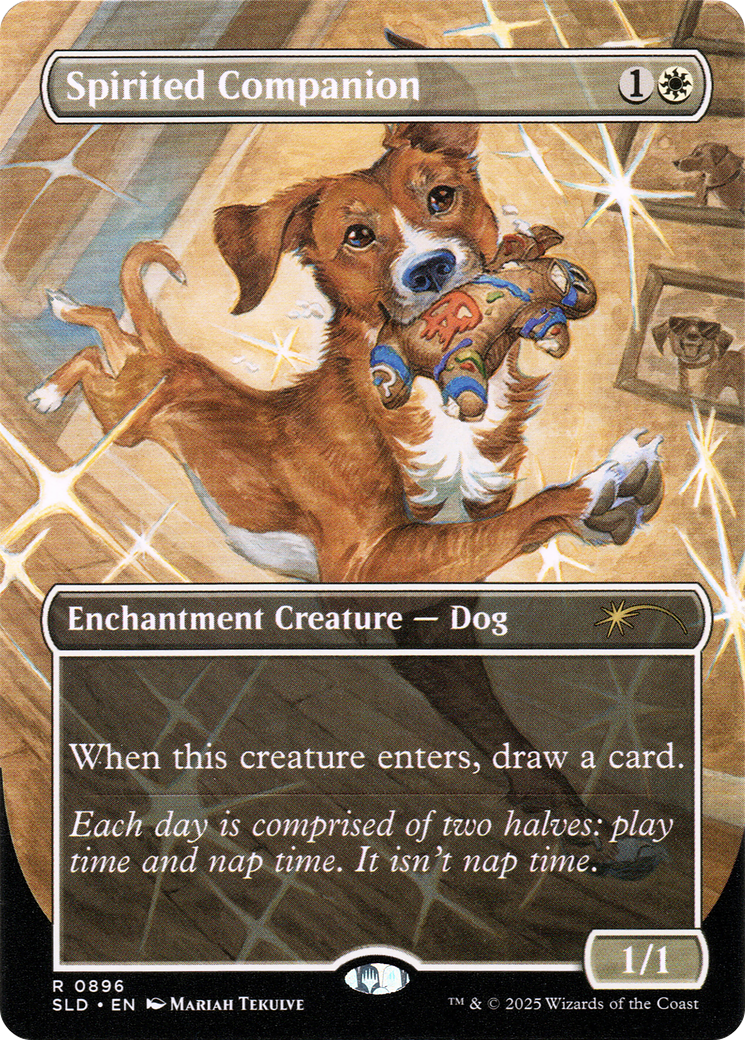 Spirited Companion (SLD-896) (Borderless) [Secret Lair Drop]