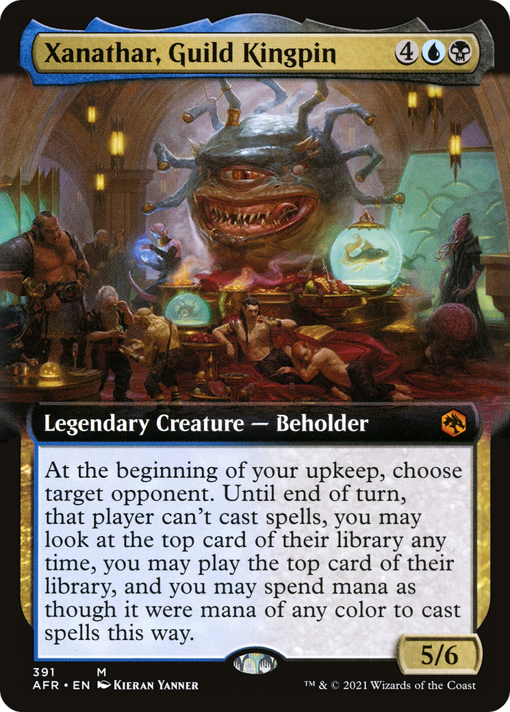 Xanathar, Guild Kingpin (Extended Art) (AFR-391) [Adventures in the Forgotten Realms] Foil
