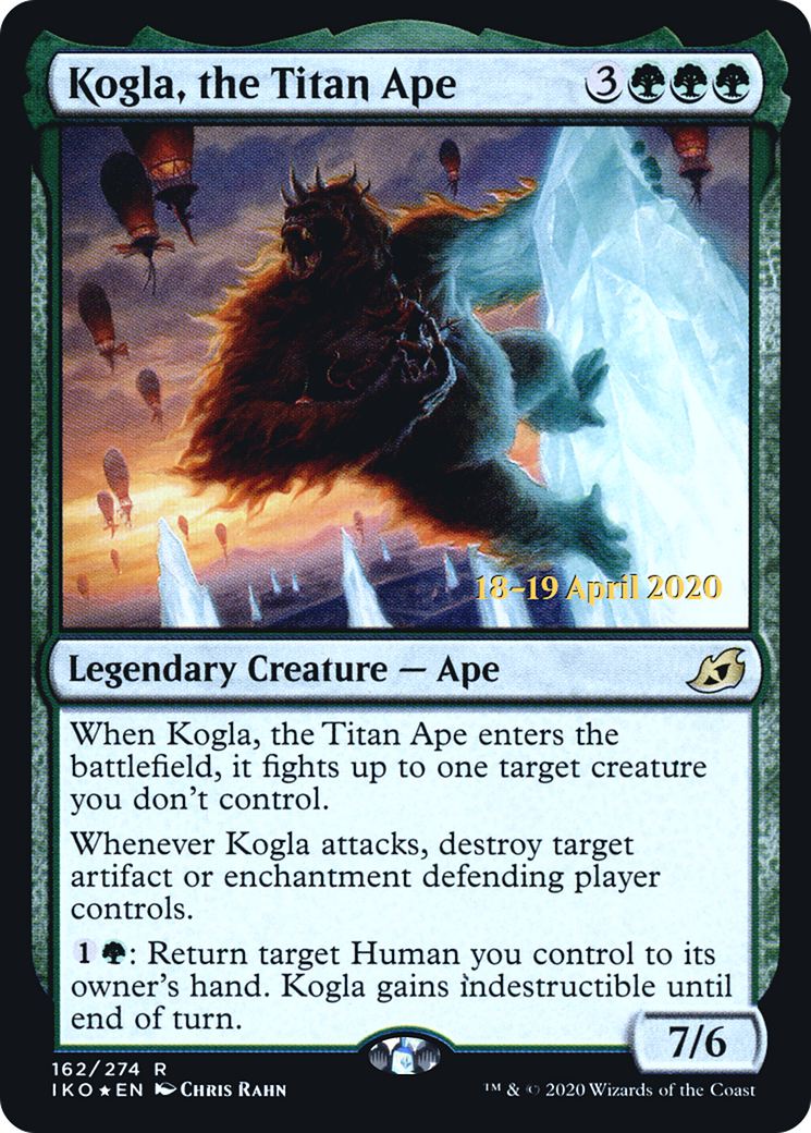 Kogla, the Titan Ape (PRE-162) [Ikoria: Lair of Behemoths Promos] Foil