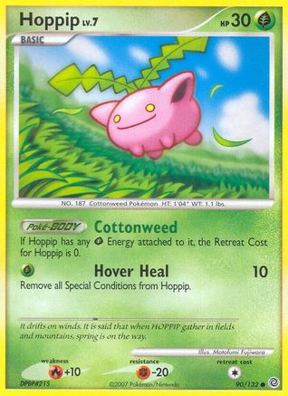 Hoppip (090/132) [Secret Wonders] Reverse Holofoil - Common