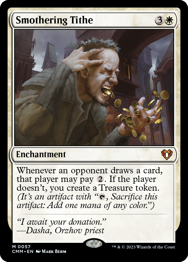Smothering Tithe (CMM-057) [Commander Masters]