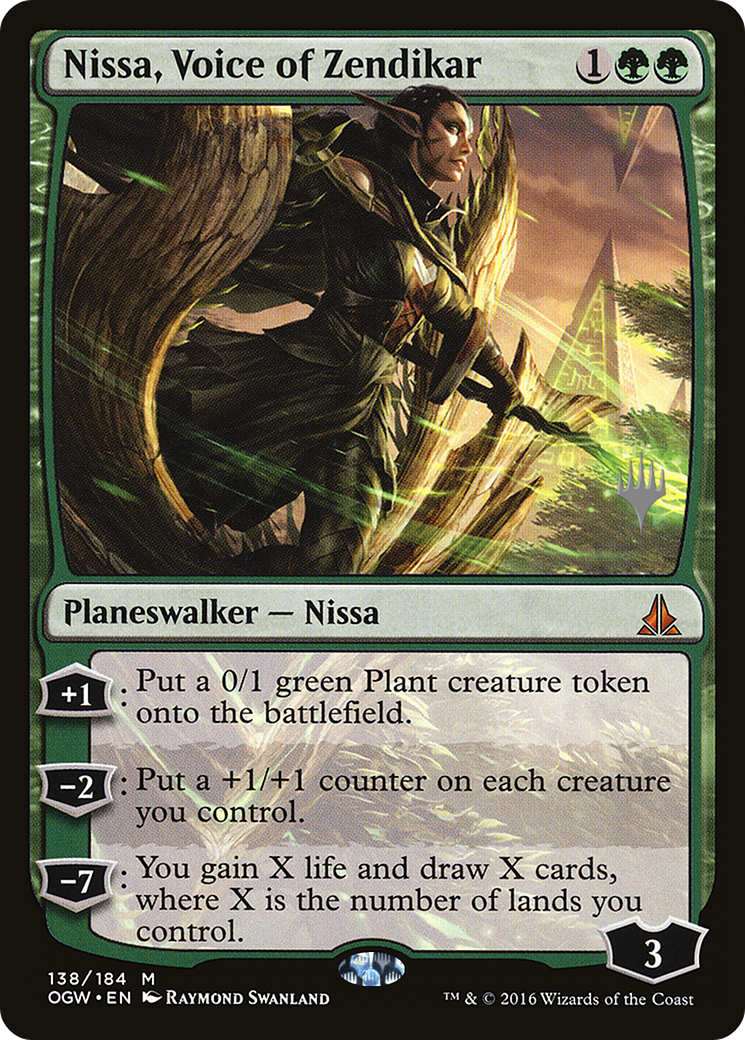 Nissa, Voice of Zendikar (PPIKO-138) [Promo Pack: Oath of the Gatewatch Promos]