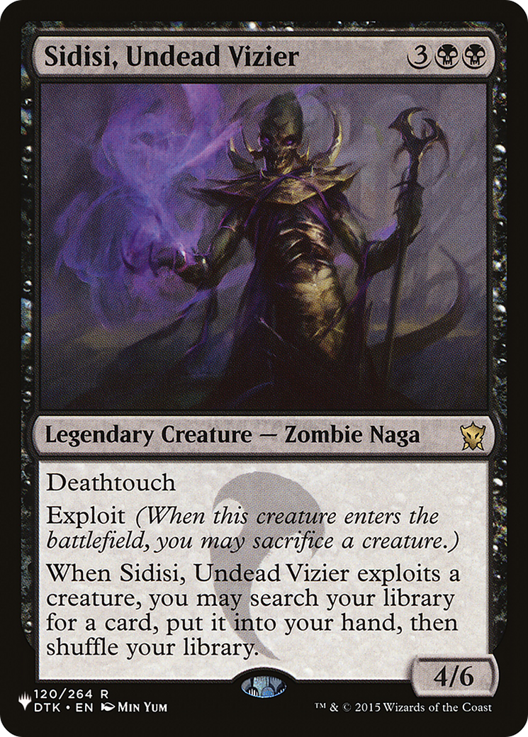 Sidisi, Undead Vizier (LIST-120/264) [The List]