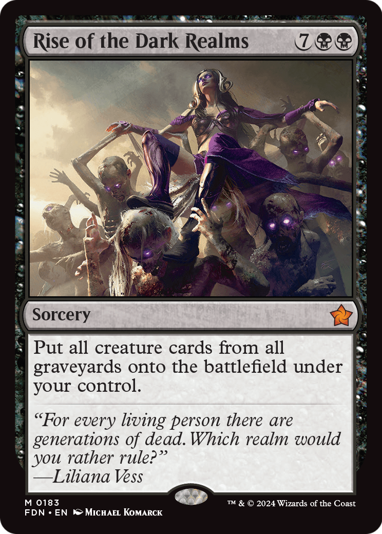 Rise of the Dark Realms (FDN-183) [Foundations] Foil