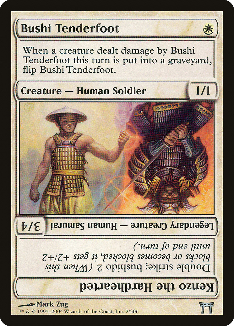 Bushi Tenderfoot // Kenzo the Hardhearted (CHK-002) [Champions of Kamigawa]