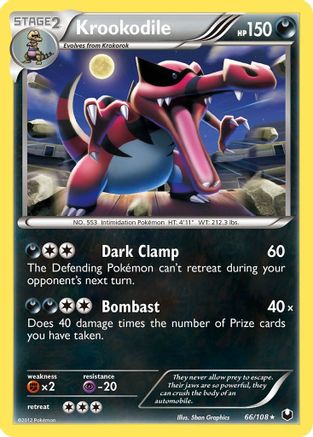 Krookodile (66/108) [Dark Explorers] Reverse Holofoil - Holo Rare