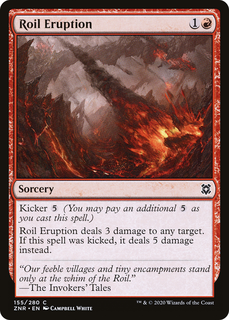 Roil Eruption (ZNR-155) [Zendikar Rising]