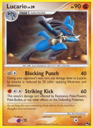 Lucario (002/017) [POP Series 8] Holofoil - Rare