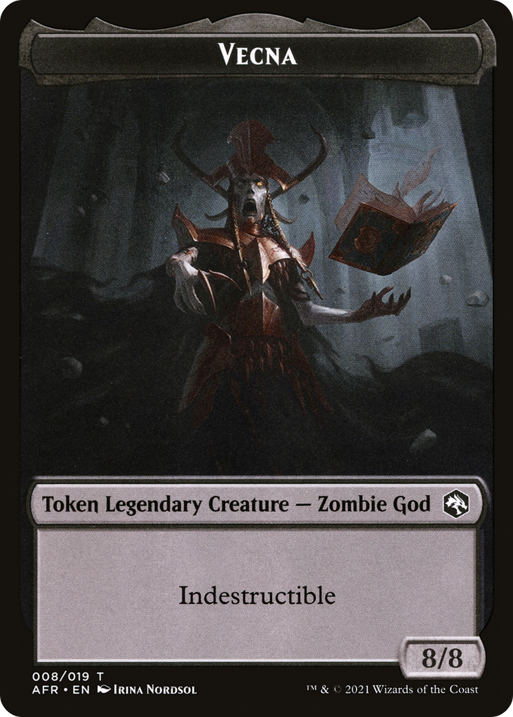 Vecna Token (AFR-008) [Adventures in the Forgotten Realms Tokens]