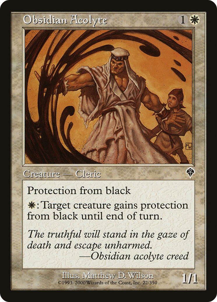 Obsidian Acolyte (INV-022) [Invasion]